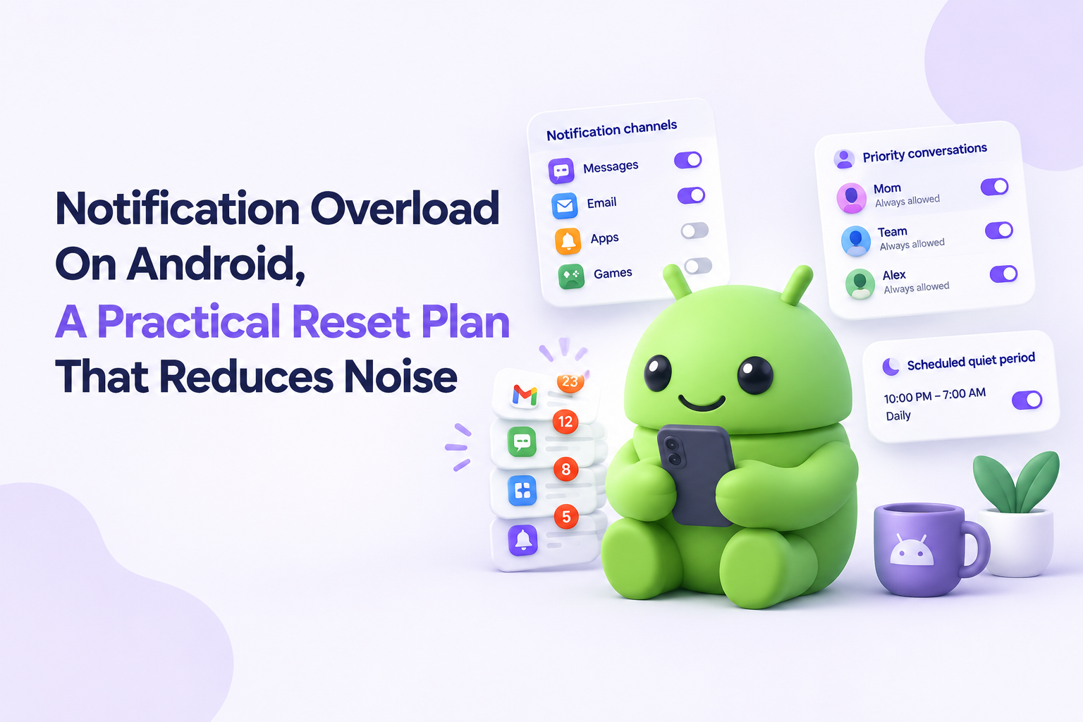 Android Do Not Disturb and notification controls