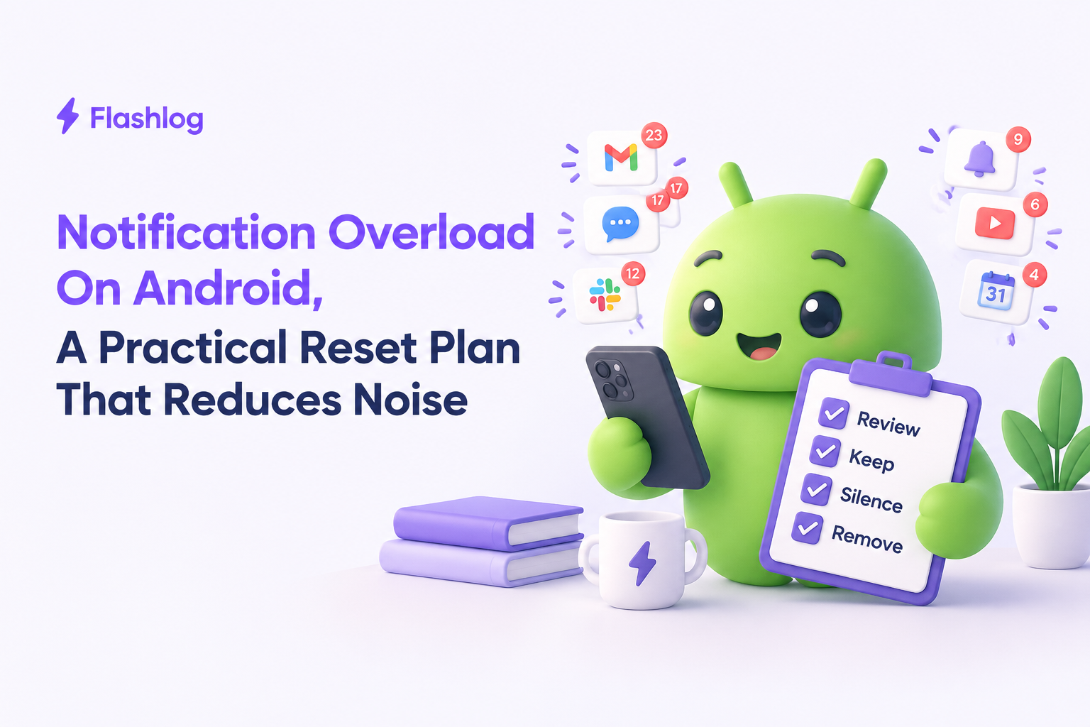 notification overload Android settings checklist