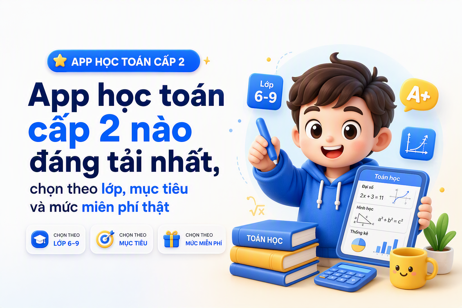 Tieu chi chon app hoc toan cap 2 theo lop va muc tieu