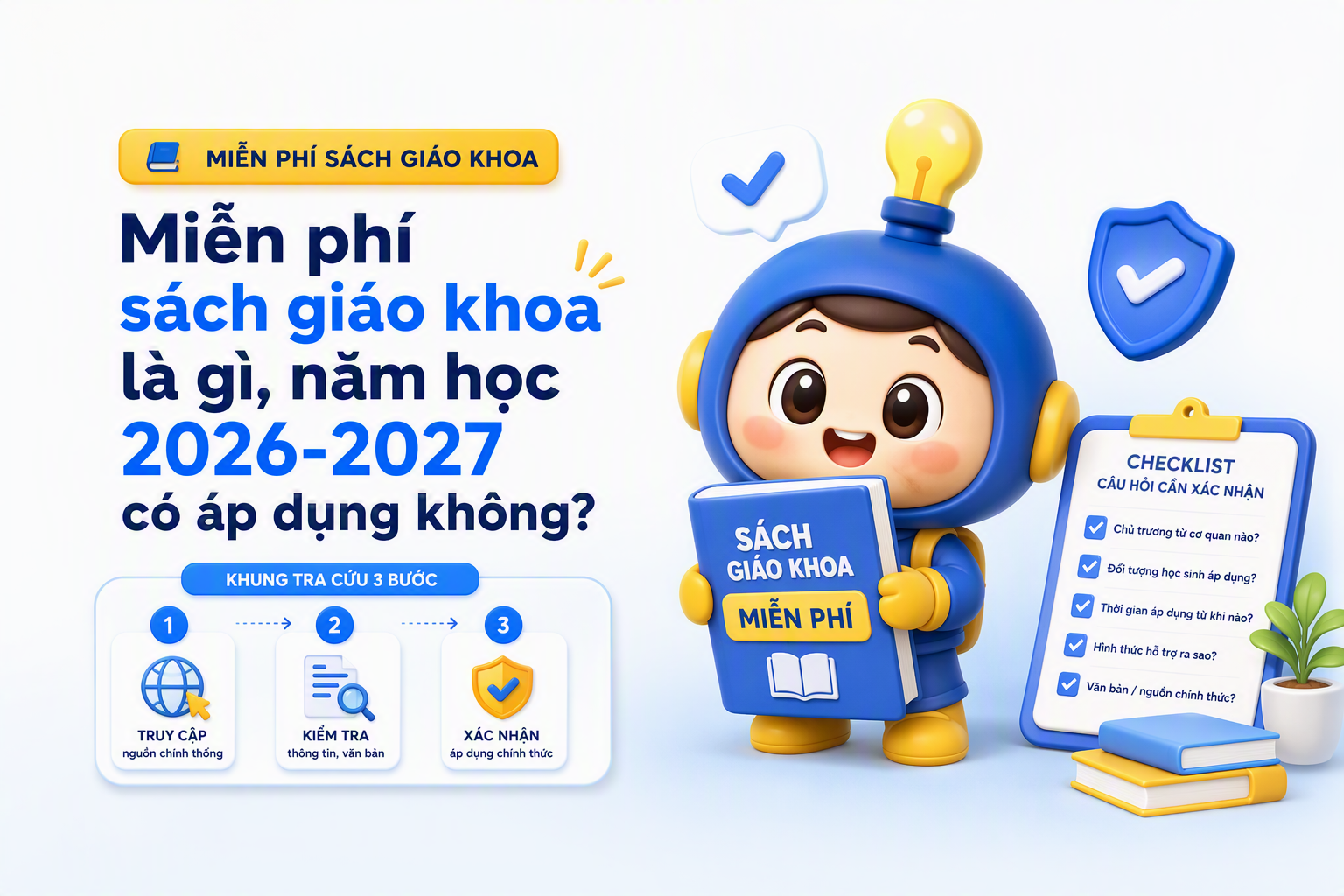 Checklist tra cứu miễn phí sách giáo khoa theo tỉnh thành và tại trường