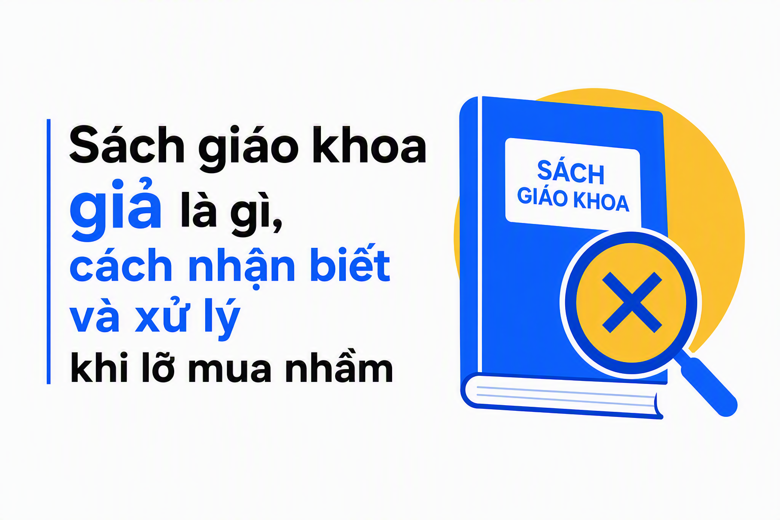 Nhận biết sách giáo khoa giả qua bìa, giấy, gáy và thông tin xuất bản